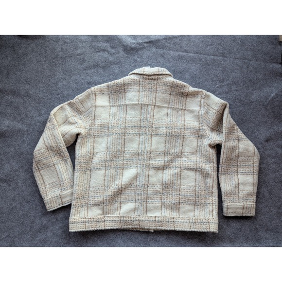 Flag & Anthem Dry Goods Supply Bomber Jacket Shirt Lined Women's Sz L Plaid - Picture 4 of 10